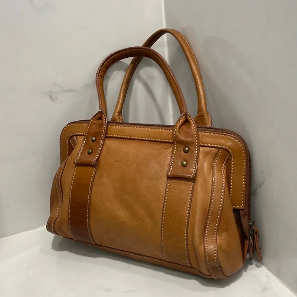 Brown Leather Handbag - Picture 2 of 13